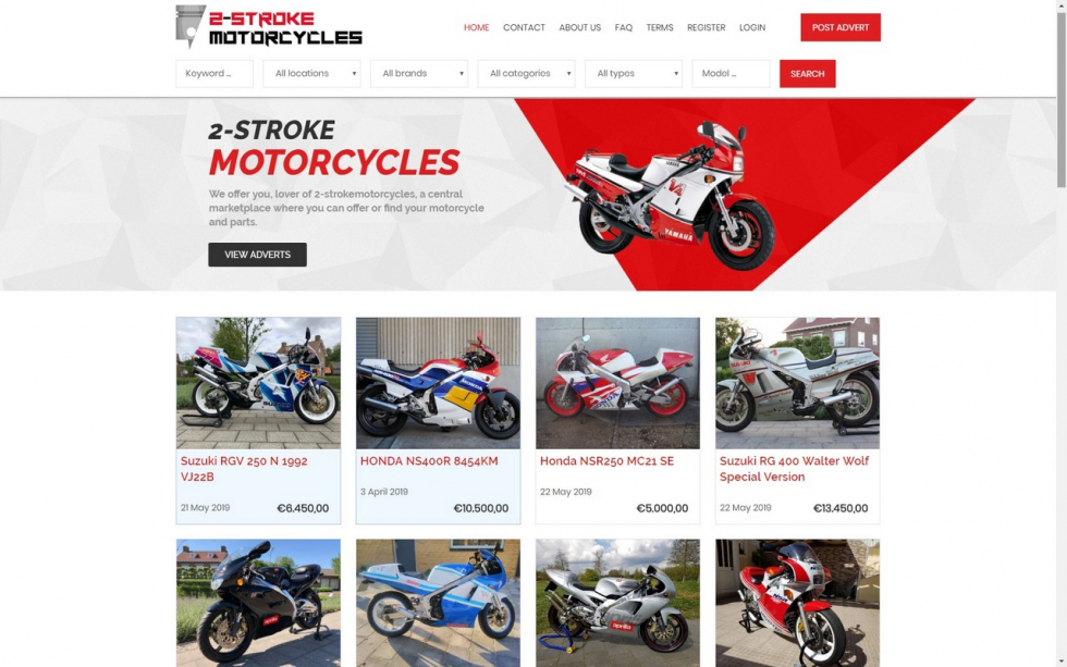 2-StrokeMotorcycles – Παγκόσμιες αγγελίες μόνο για δίχρονα