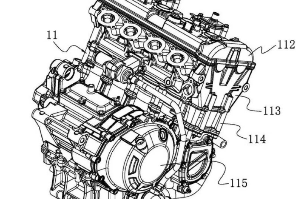 CFMOTO – Νέες πατέντες του 4κύλινδρου εν σειρά μοτέρ της