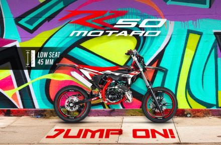 Beta RR Motard 2T 50 Sport LS – Νέο μοντέλο με χαμηλότερη σέλα