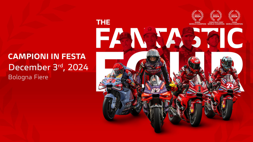 Ducati Campioni in Festa 2024 – Τιμή στους Παγκόσμιους Πρωταθλητές