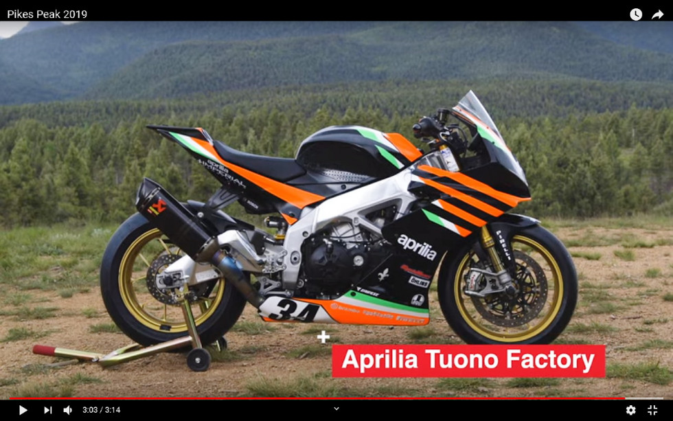 Aprilia: Η νίκη με ρεκόρ στο Pikes Peak International Hill-Climb 2019 - Video