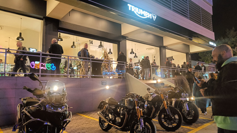 Ρεπορτάζ – Νέο κατάστημα Triumph Motorcycles στην Αγία Παρασκευή