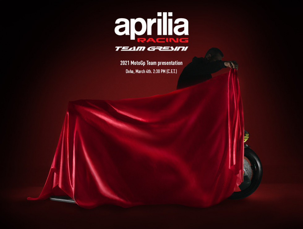 Aprilia Racing Gresini Team MotoGP – Ραντεβού για τα επίσημα αποκαλυπτήρια