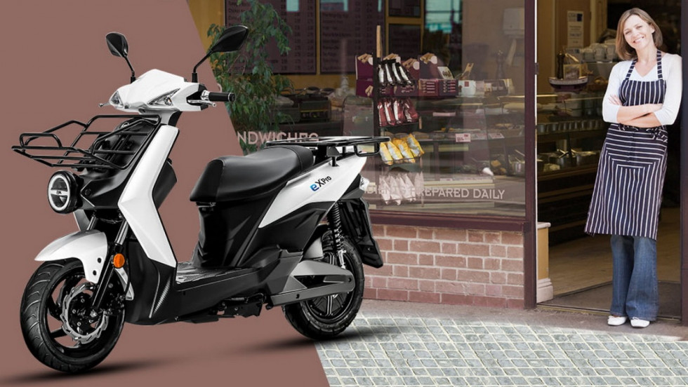 SYM e΄Xpro 2020 - Το νέο ηλεκτρικό cargo scooter έφτασε στην Ελλάδα σε εξαιρετική τιμή