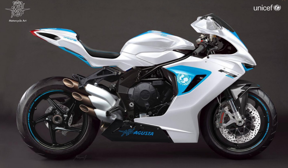 MV Agusta - Μια special F3 800 για την UNICEF