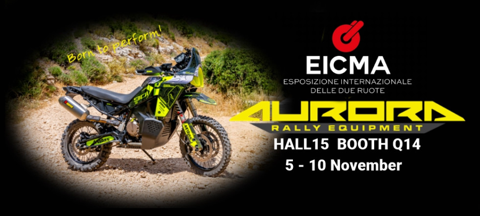 Η Aurora Rally Equipment θα παρουσιάσει τα τελευταία της μοντέλα στην EICMA 2024