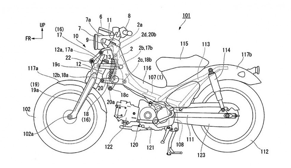 Honda - Τι θα λέγατε για παπί Super Cub C 125 με Hossack μπροστινό;!