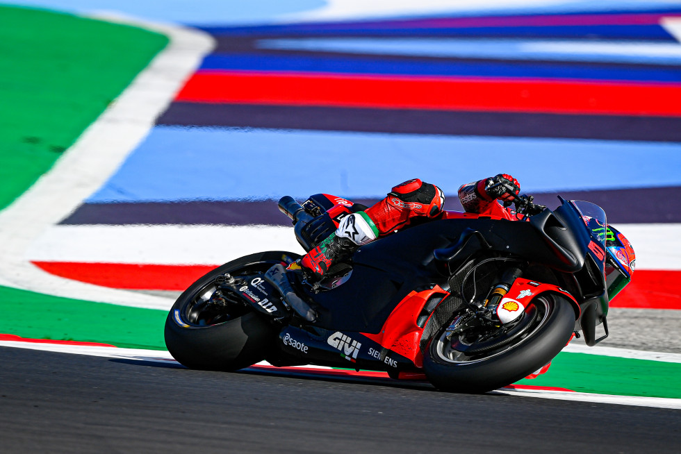 MotoGP Misano Test – Ταχύτερος ο Bagnaia την 1η μέρα, παρά την πτώση!