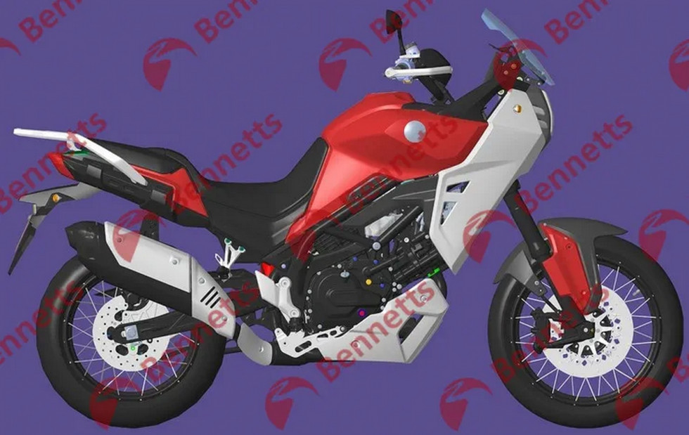 Benelli - Πατέντες για V2 Adventure μοτοσυκλέτα