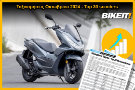 Ταξινομήσεις Οκτωβρίου 2024, scooters – Top 30 scooters