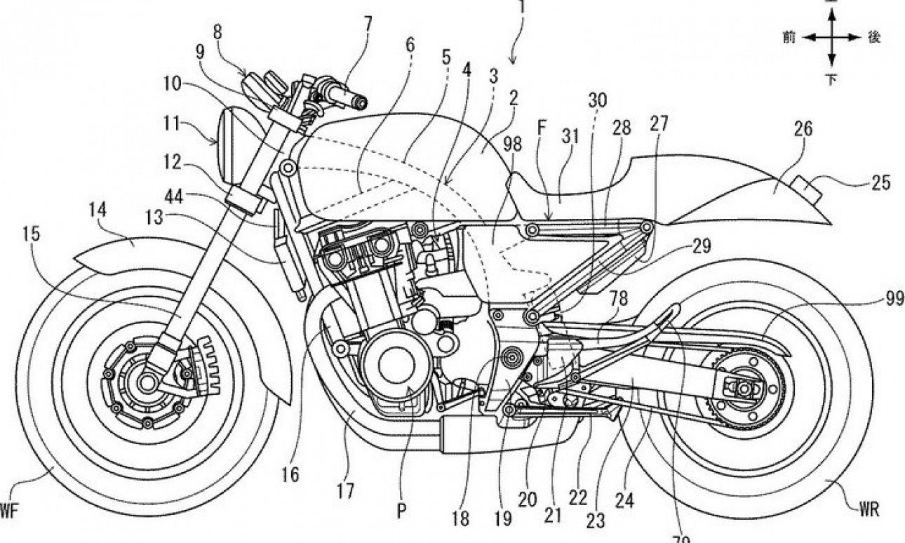 Honda – Στα σχέδια “μυστήριο” naked τετρακύλινδρο νεορετρό