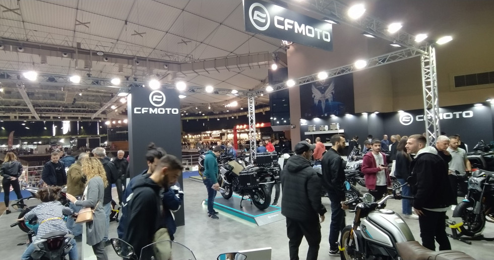 Moto Petsas CFMOTO &amp; Royal Enfield στην Έκθεση Μοτοσυκλέτας