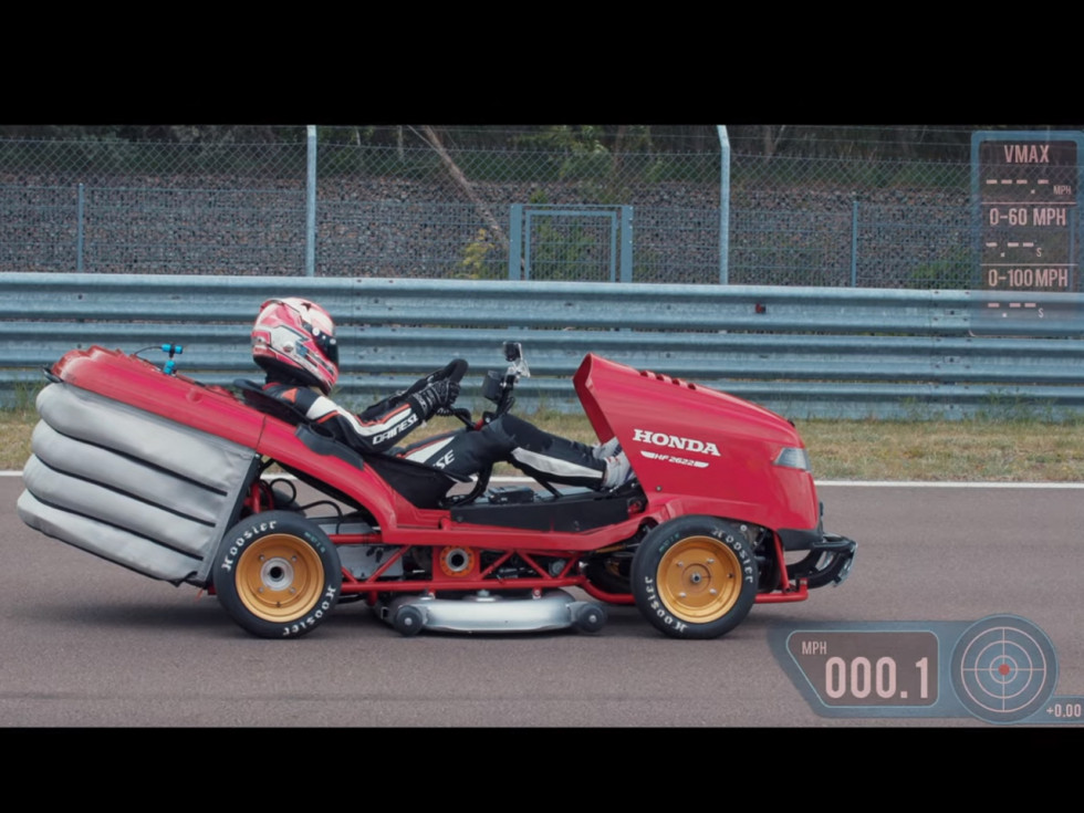 Honda Mean Mower V2: Ξανά στο βιβλίο Guinness! (Video)