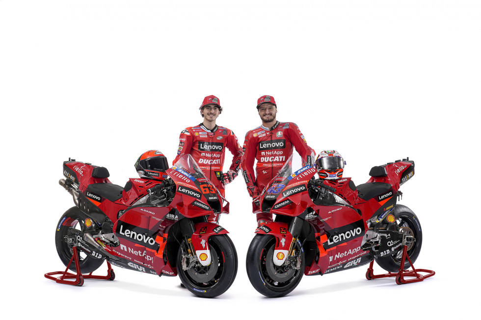 Η Ducati Lenovo Team παρουσίασε την εργοστασιακή ομάδα MotoGP 2022