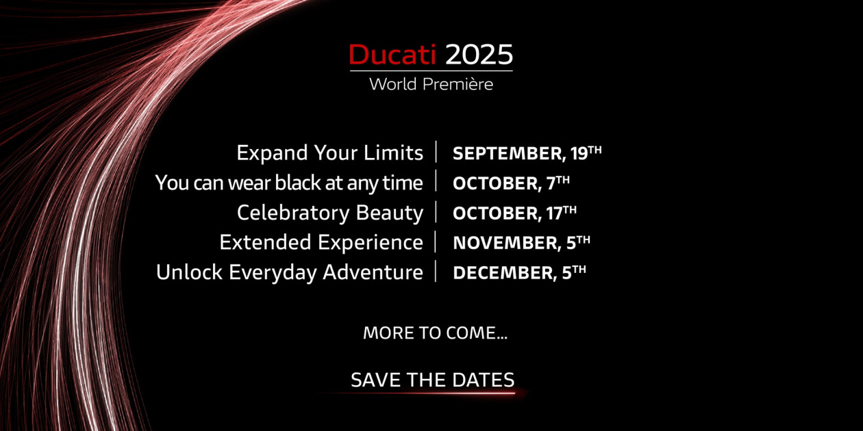 Ducati World Première 2025 - Το πρόγραμμα διαδικτυακών παρουσιάσεων