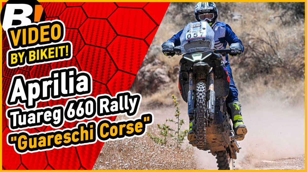 Video - Factory Test Ride - Aprilia Tuareg 660 Rally &quot;Guareschi Corse&quot;