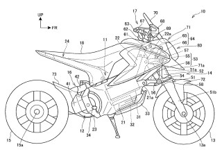 H Honda ετοιμάζει ηλεκτρικό Grom με... πιρούνι Girder και πλαστικό στο πλαίσιο