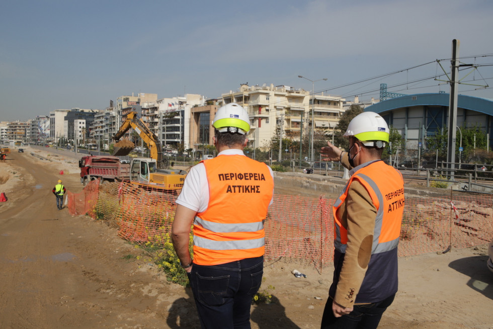 Περιφέρεια Αττικής – Έργα ασφαλτόστρωσης στην Παραλιακή