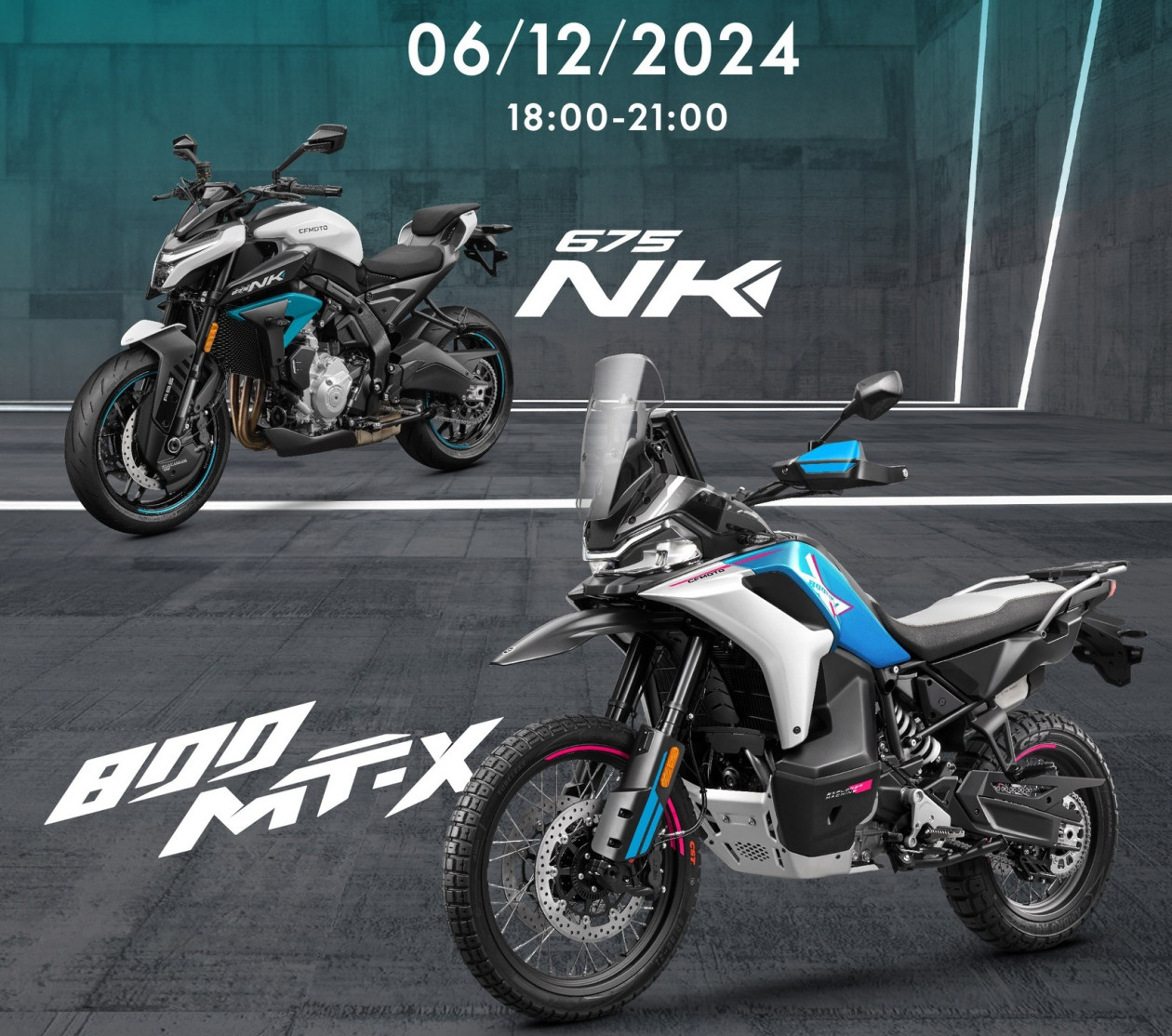 CFMOTO 675NK και 800MT-X: Δες τα από κοντά στην Αθήνα