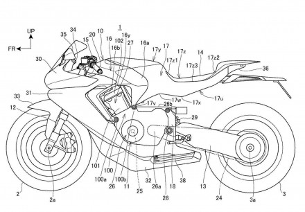 Honda - Πατέντες για νέο Superbike